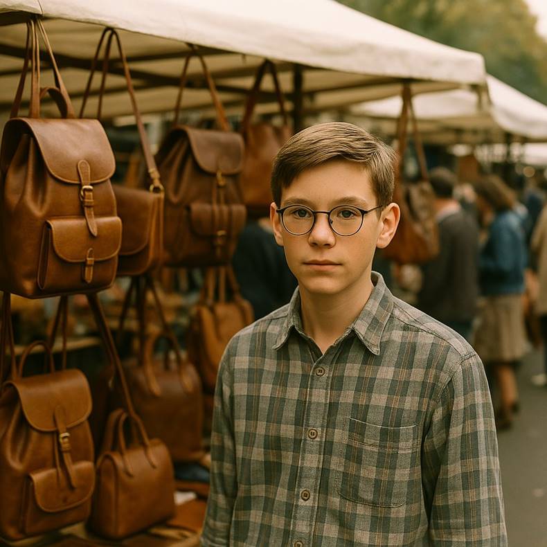 Ein Bild, das Kleidung, Person, Menschliches Gesicht, Modeaccessoire enthlt.

KI-generierte Inhalte knnen fehlerhaft sein.